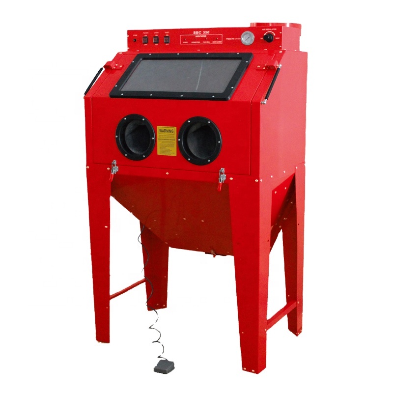 Sandblaster Cabinet - Cabine de sablage 350L avec dépoussiéreur