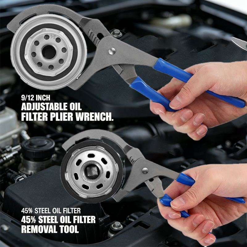 Oil Filter Wrench - Pince à filtre à huile 9/12