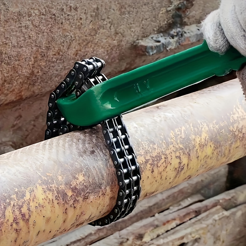 Oil Filter Wrench - Clé à chaîne réglable robuste avec