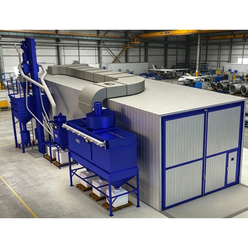 Sandblaster Cabinet - Cabine de sablage industrielle robuste avec